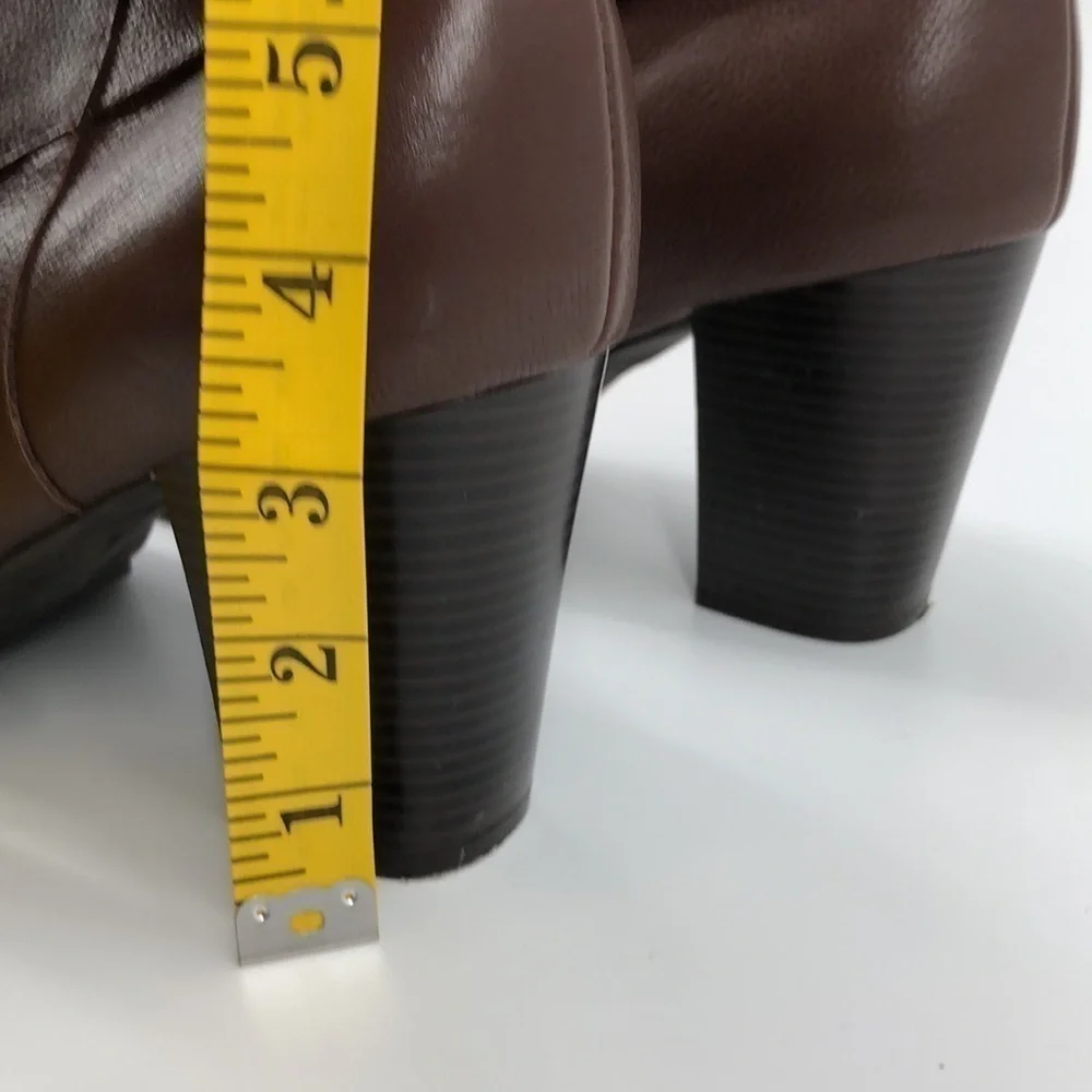 Cole Haan Signature Grand OS Booties Size 11B (H15-BR W02757 11B) Golden Buckle